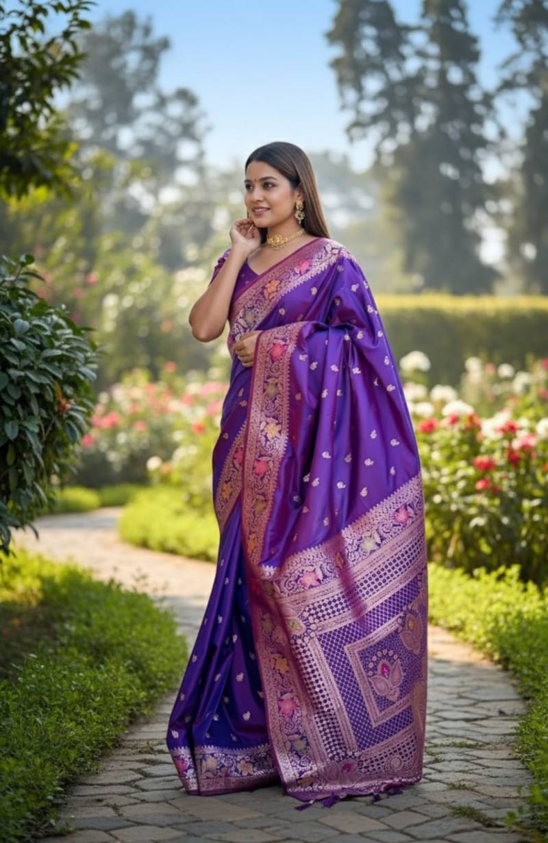 Vt 6062 T Soft Banarasi Silk Fancy Saree Collection