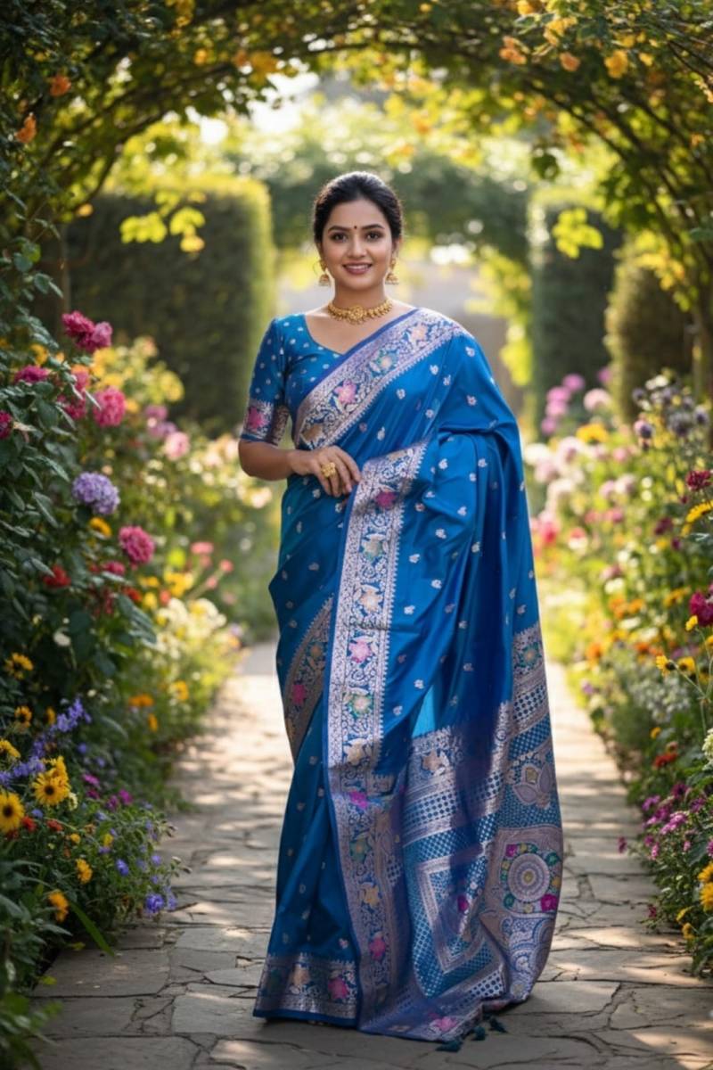 Vt 6062 T Soft Banarasi Silk Fancy Saree Collection