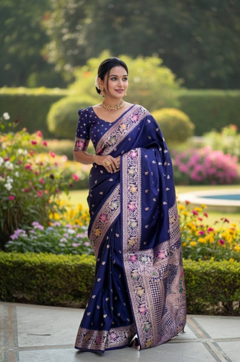 Vt 6062 T Soft Banarasi Silk Fancy Saree Collection