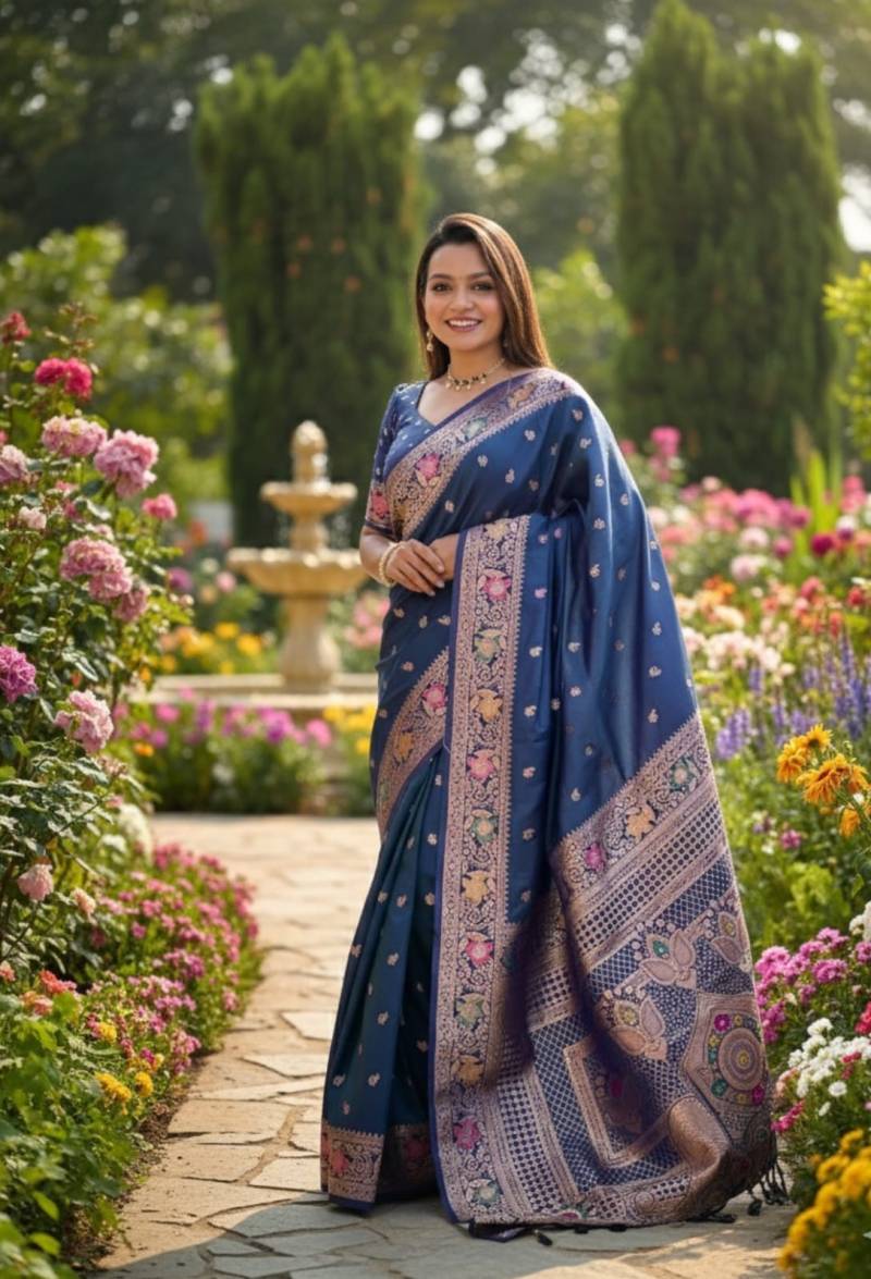 Vt 6062 T Soft Banarasi Silk Fancy Saree Collection