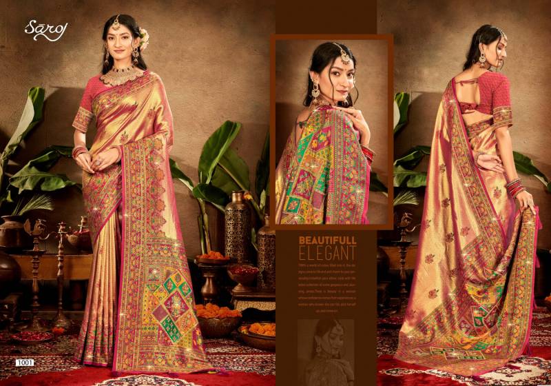 Saroj Traditional Silk Saroski Vol 2 Tissue SIlk Saree Collection