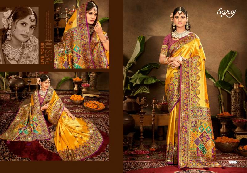 Saroj Traditional Silk Saroski Vol 2 Tissue SIlk Saree Collection