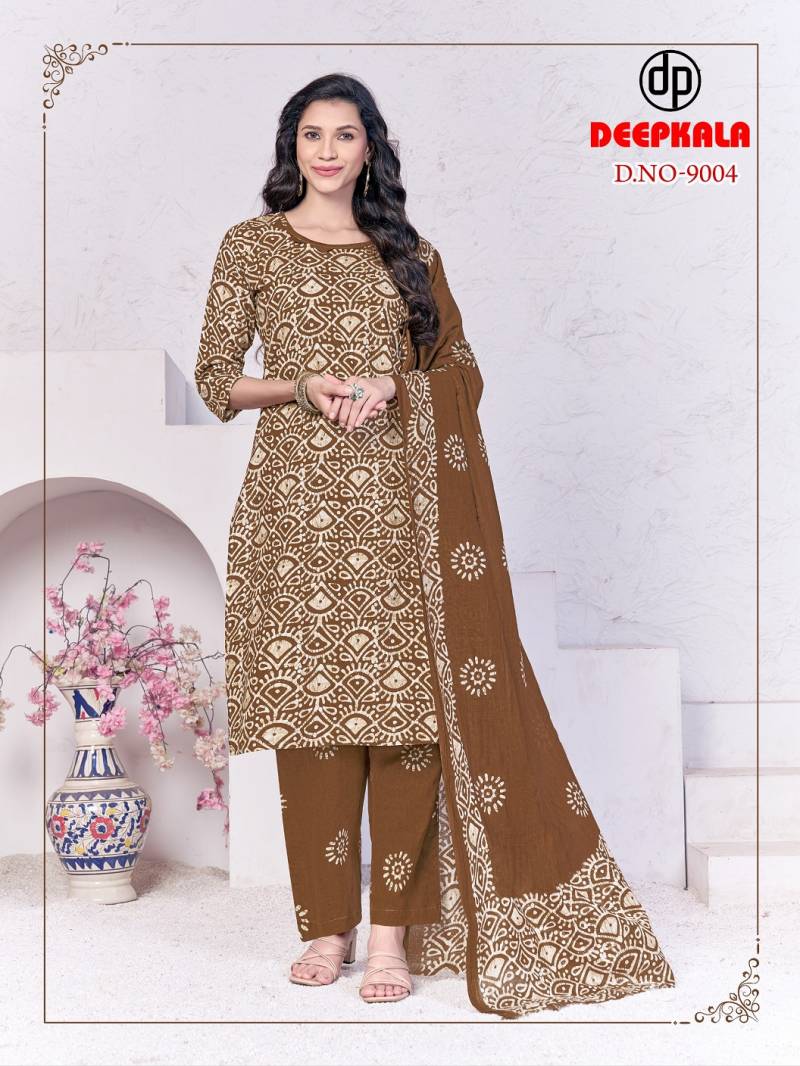 Deepkala Batik Special Vol 9 Readymade Kurti Pant With Dupatta