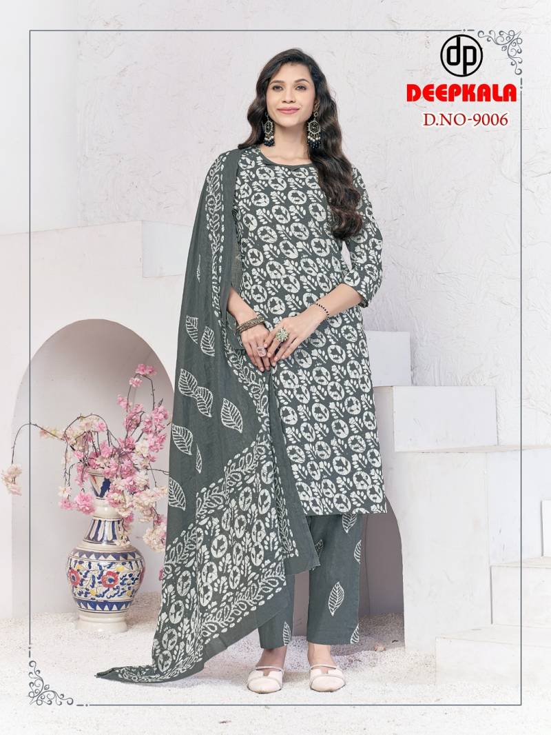 Deepkala Batik Special Vol 9 Readymade Kurti Pant With Dupatta