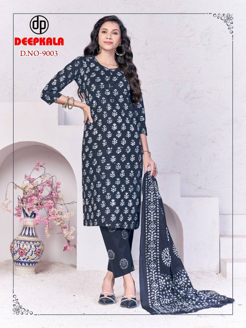 Deepkala Batik Special Vol 9 Readymade Kurti Pant With Dupatta