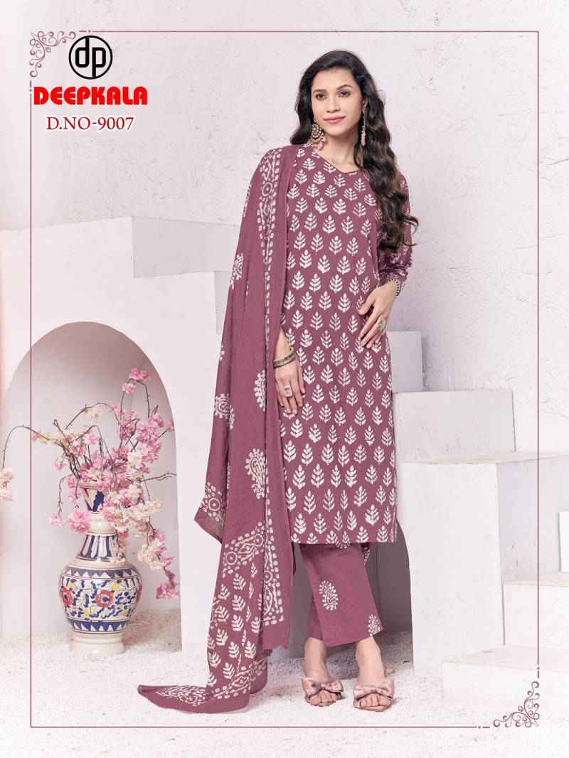 Deepkala Batik Special Vol 9 Readymade Kurti Pant With Dupatta