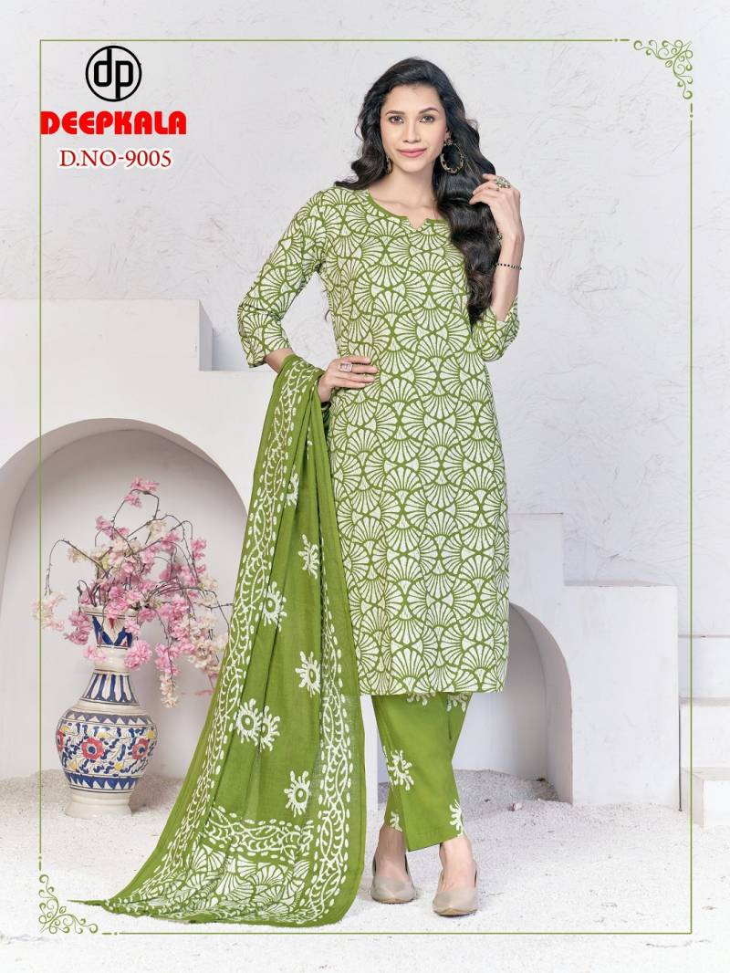 Deepkala Batik Special Vol 9 Readymade Kurti Pant With Dupatta