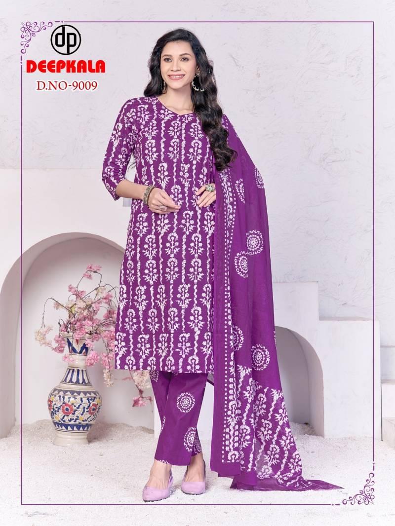 Deepkala Batik Special Vol 9 Readymade Kurti Pant With Dupatta