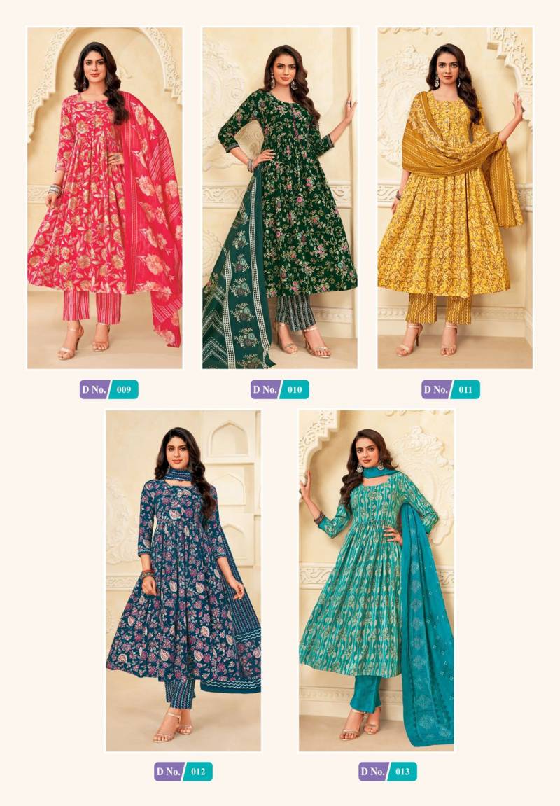Mcm Yashvi Vol 1 Readymade Cotton Printed Anarkali Kurti Set Collection