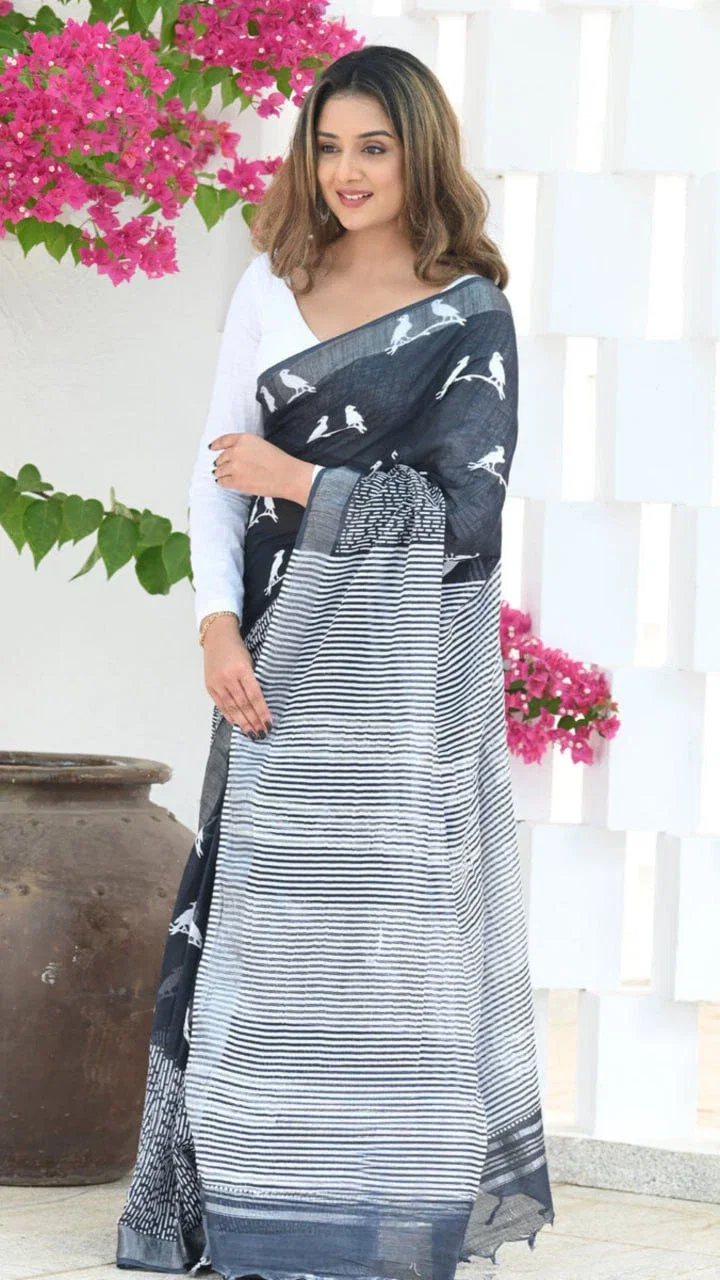 Satani 40147 Banarasi Soft Silk Printed Saree Collection