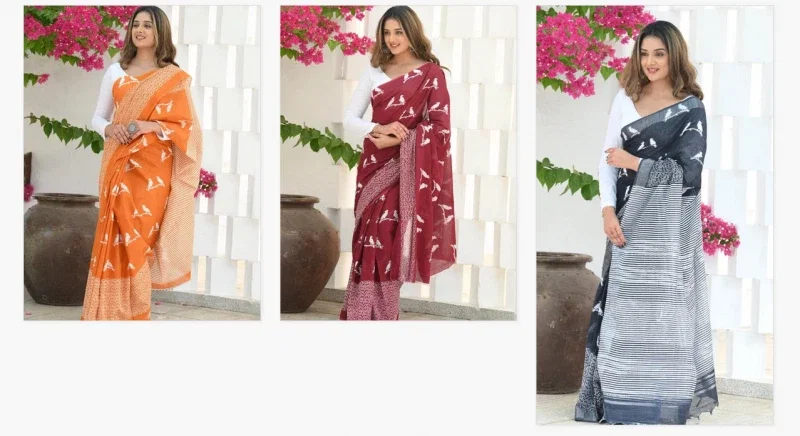 Satani 40147 Banarasi Soft Silk Printed Saree Collection