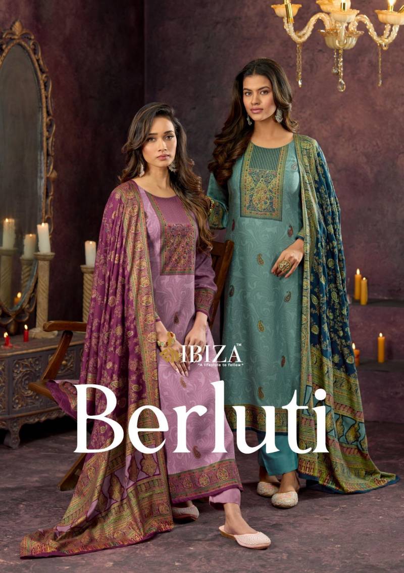 Ibiza Berluti Viscose Pashmina Digital Print Work Salwar Kameez