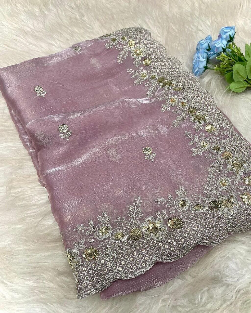 Lekha Rivera RT1097 Pure Jimmy Choo Party Wear Saree