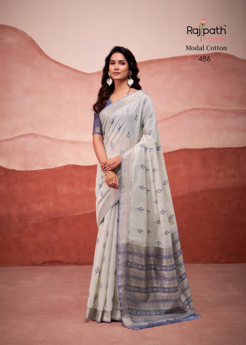 Rajpath Mango Doli Modal Cotton Printed Saree Collection