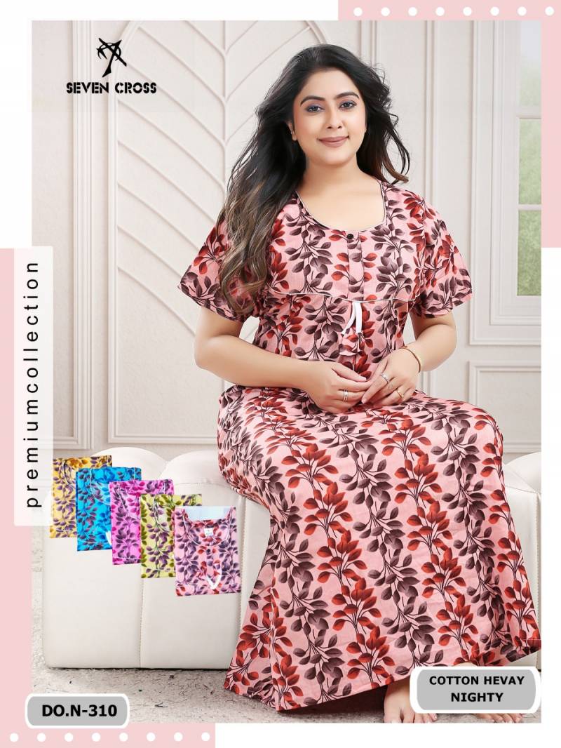 Seven Cross 306 To 310 Cotton Night Suit Collection