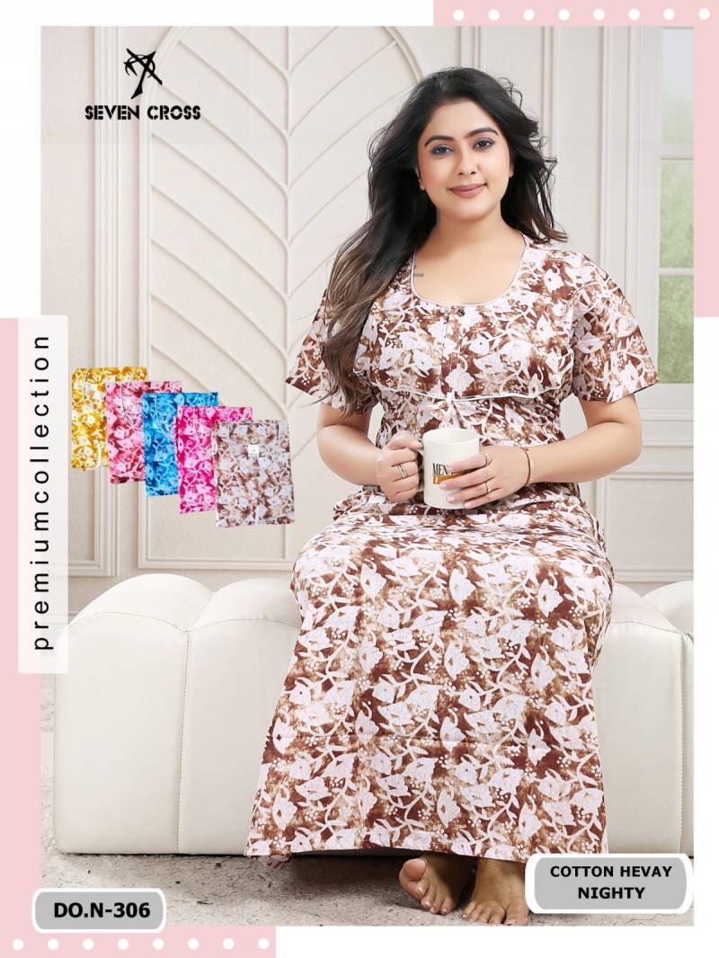 Seven Cross 306 To 310 Cotton Night Suit Collection