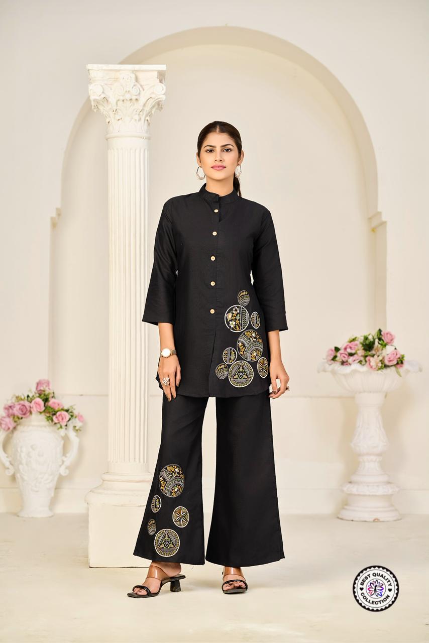 Lekha KL 502 Rayon Embroidery Top With Bottom