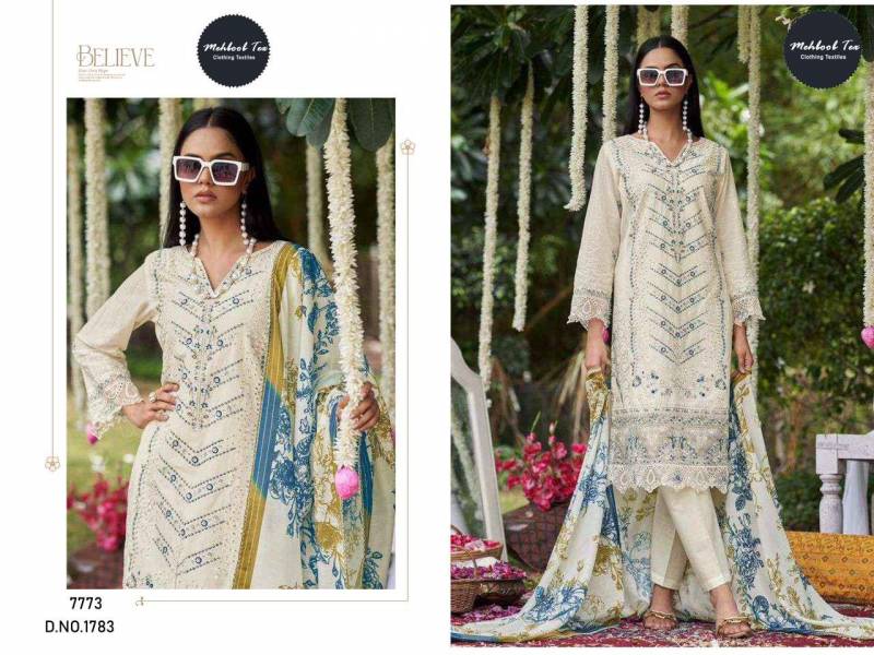Mehboob Tex 1783 And 1784 Cotton Dupatta Cotton Pakistani Salwar Suits