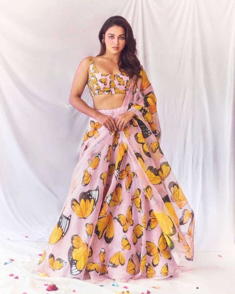 V3 364 Organza Digital Printed Designer Lehenga Choli Collection