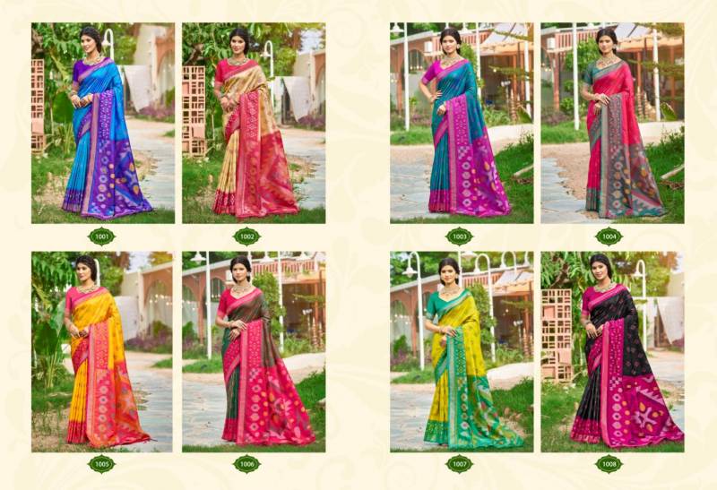 Ast Poorvika Silk Vol 6 Soft Silk Pochampally Festival Saree Collection