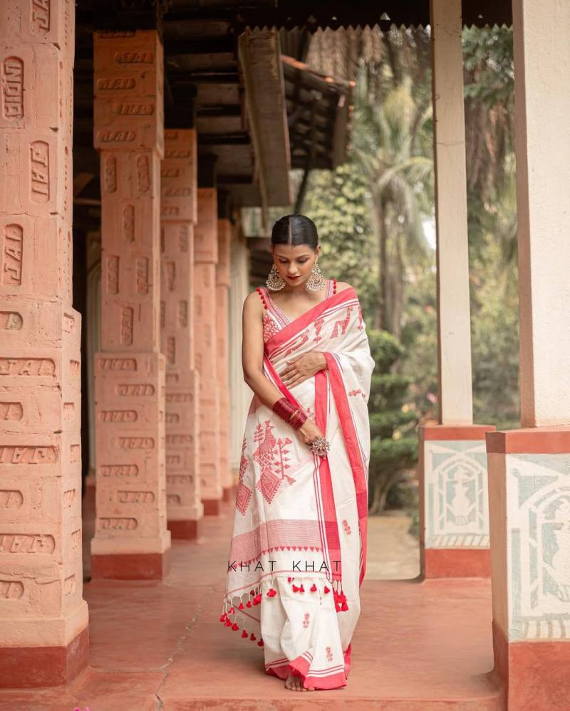 Soft Silk 6062 Lilan Soft Slab Cotton Rich Pallu Festival Wear Saree