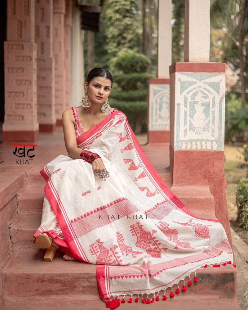 Soft Silk 6062 Lilan Soft Slab Cotton Rich Pallu Festival Wear Saree