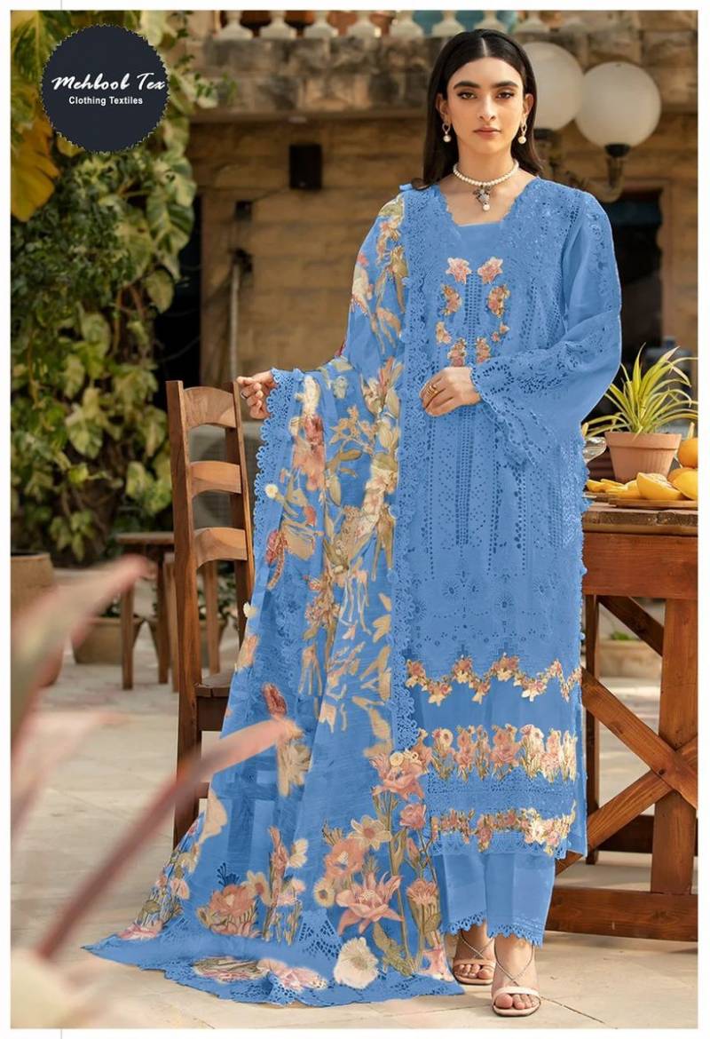 Mehboob Tex 1676 E Cotton Embroidery Work Pakistani Salwar Kameez