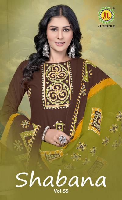 Jt Shabana Vol 55 Cotton Printed Dress Material Collection