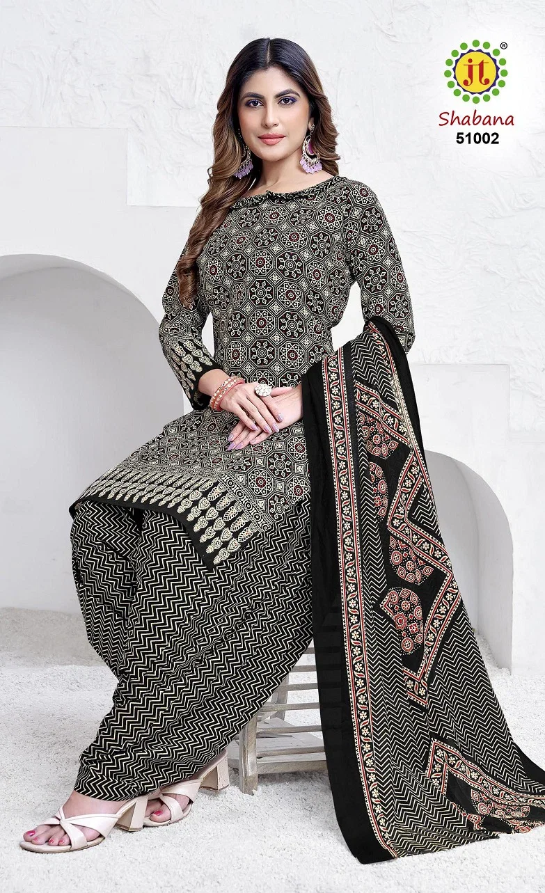 Jt Shabana Vol 51 Cotton Printed Dress Material Collection