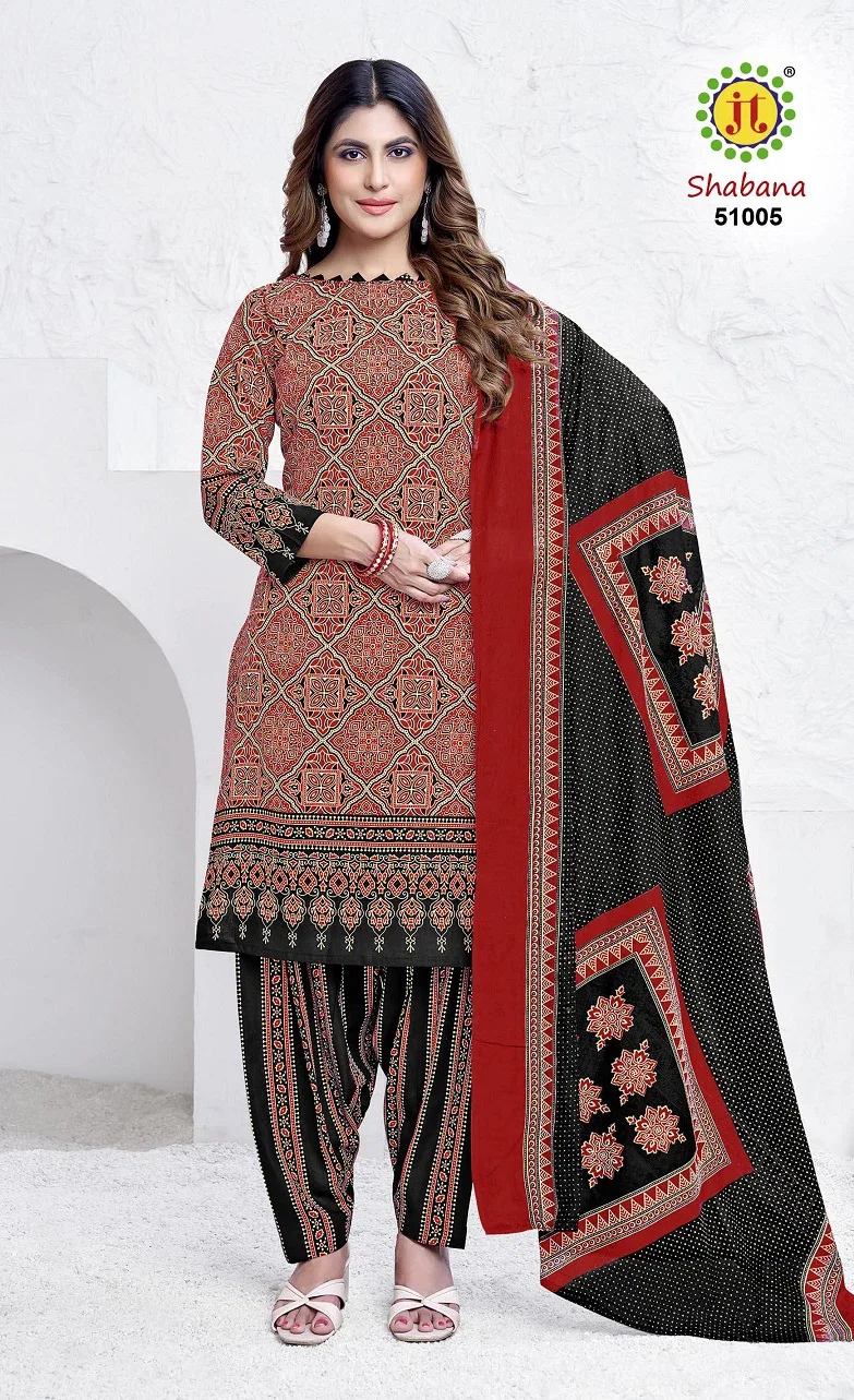 Jt Shabana Vol 51 Cotton Printed Dress Material Collection