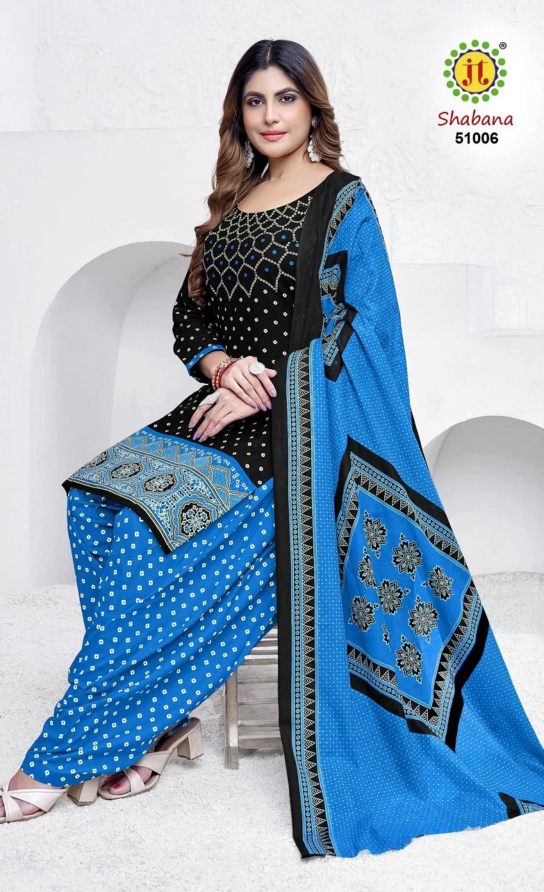Jt Shabana Vol 51 Cotton Printed Dress Material Collection