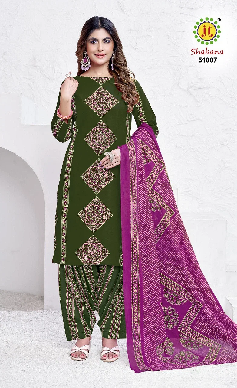 Jt Shabana Vol 51 Cotton Printed Dress Material Collection