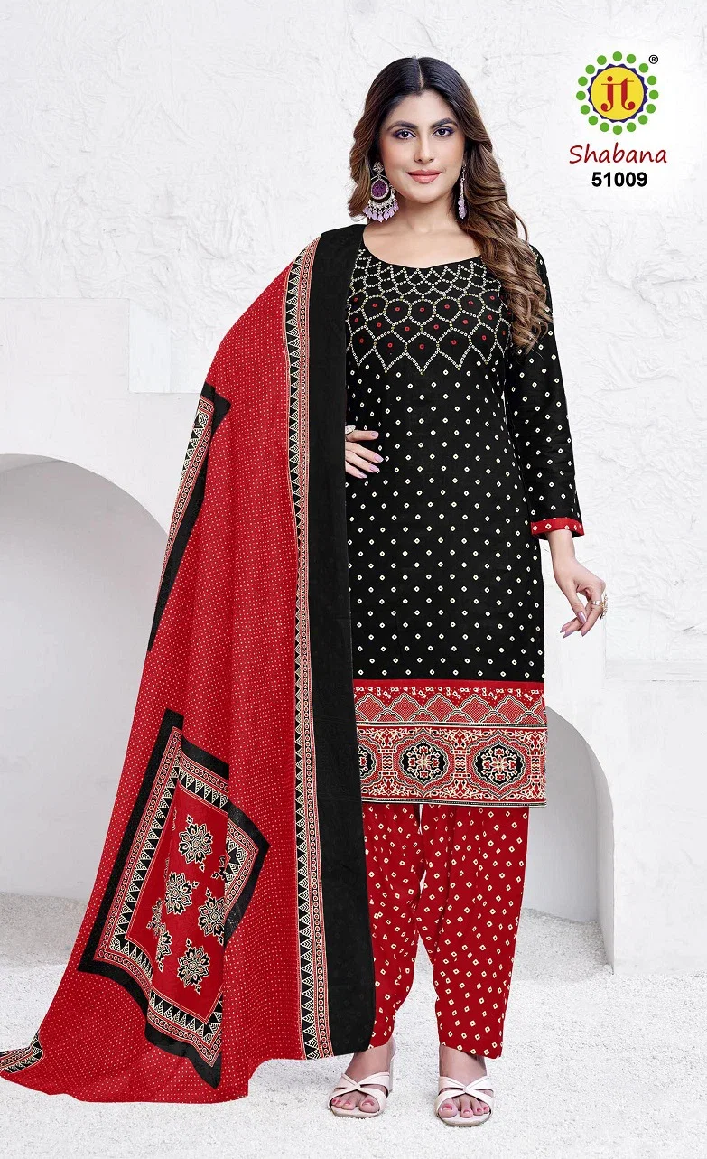 Jt Shabana Vol 51 Cotton Printed Dress Material Collection