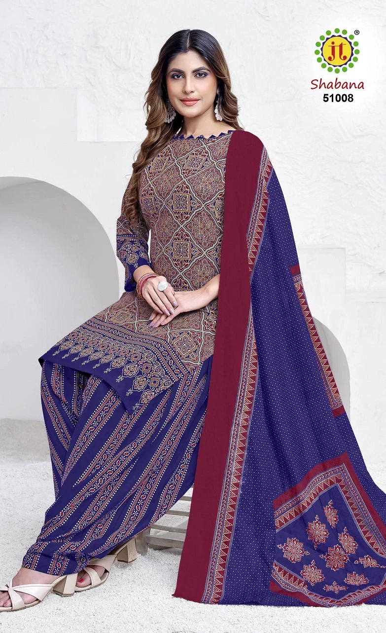 Jt Shabana Vol 51 Cotton Printed Dress Material Collection