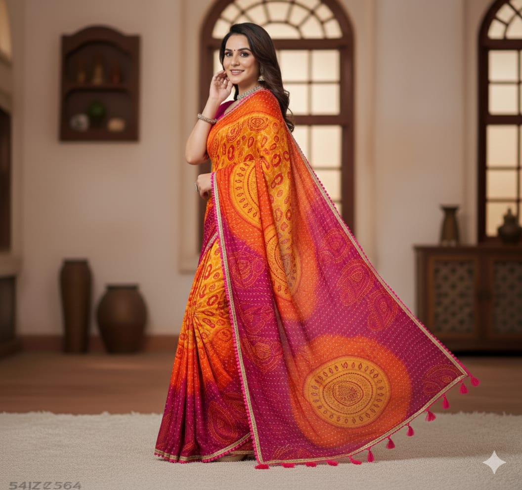 Lekha Rivera RT1156 Pure Dola Silk Embroidery Lace Work Saree
