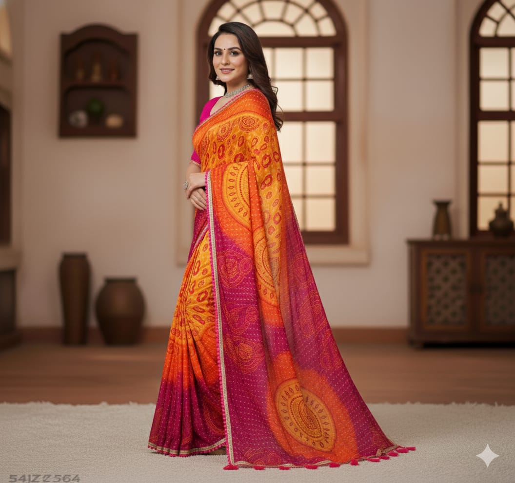 Lekha Rivera RT1156 Pure Dola Silk Embroidery Lace Work Saree