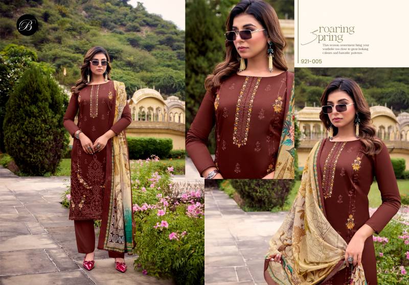 Belliza Zarqash Vol 12 Cotton Embroidered Designer Dress Material Collection