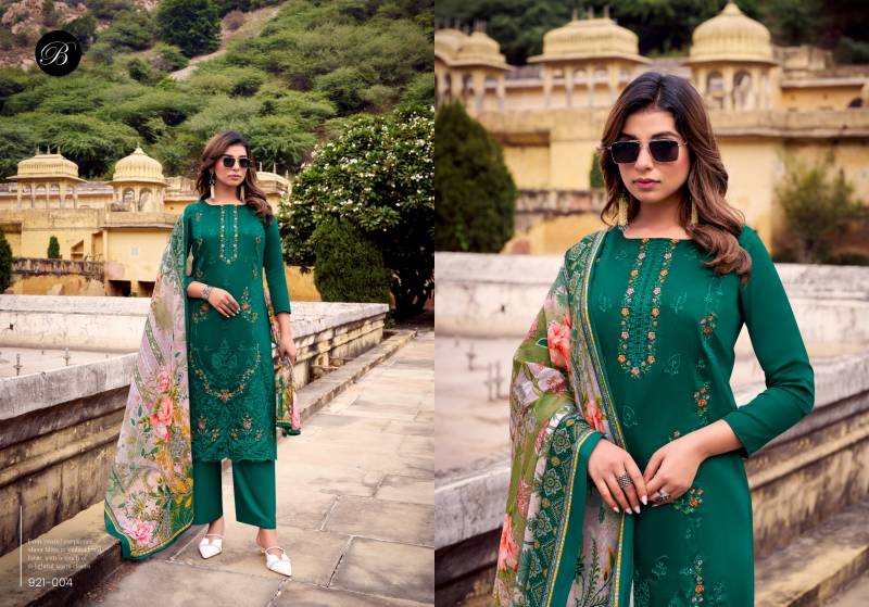 Belliza Zarqash Vol 12 Cotton Embroidered Designer Dress Material Collection