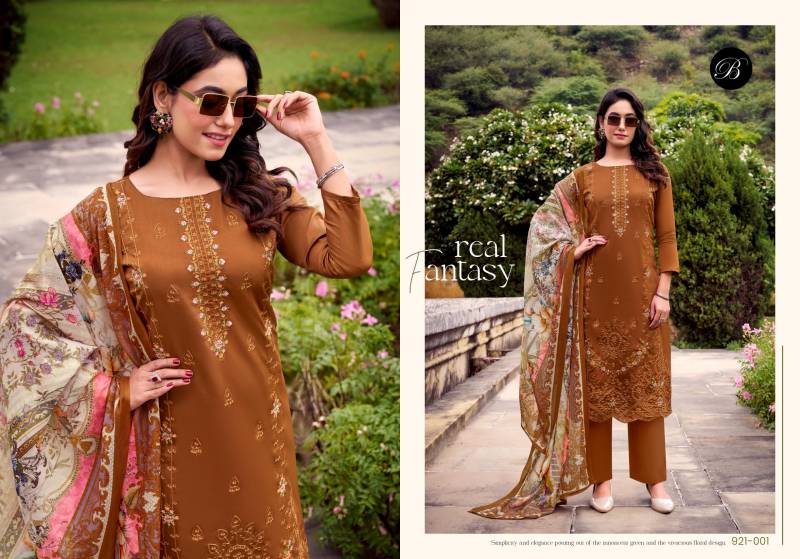 Belliza Zarqash Vol 12 Cotton Embroidered Designer Dress Material Collection