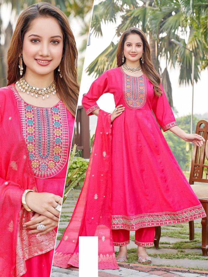 Naisha K 456 Vetican Beautiful Designer Kurti With Bottom Dupatta