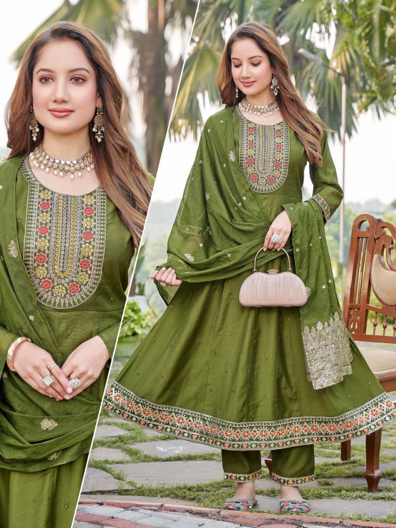 Naisha K 456 Vetican Beautiful Designer Kurti With Bottom Dupatta