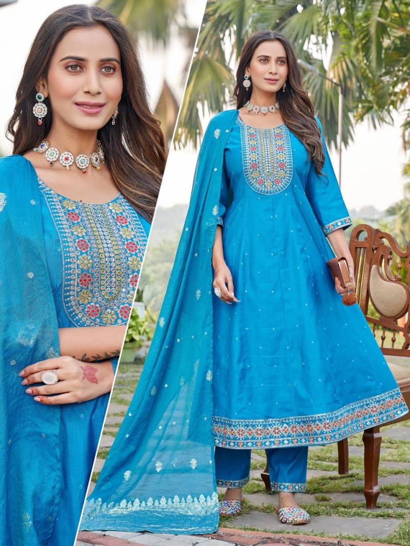 Naisha K 456 Vetican Beautiful Designer Kurti With Bottom Dupatta