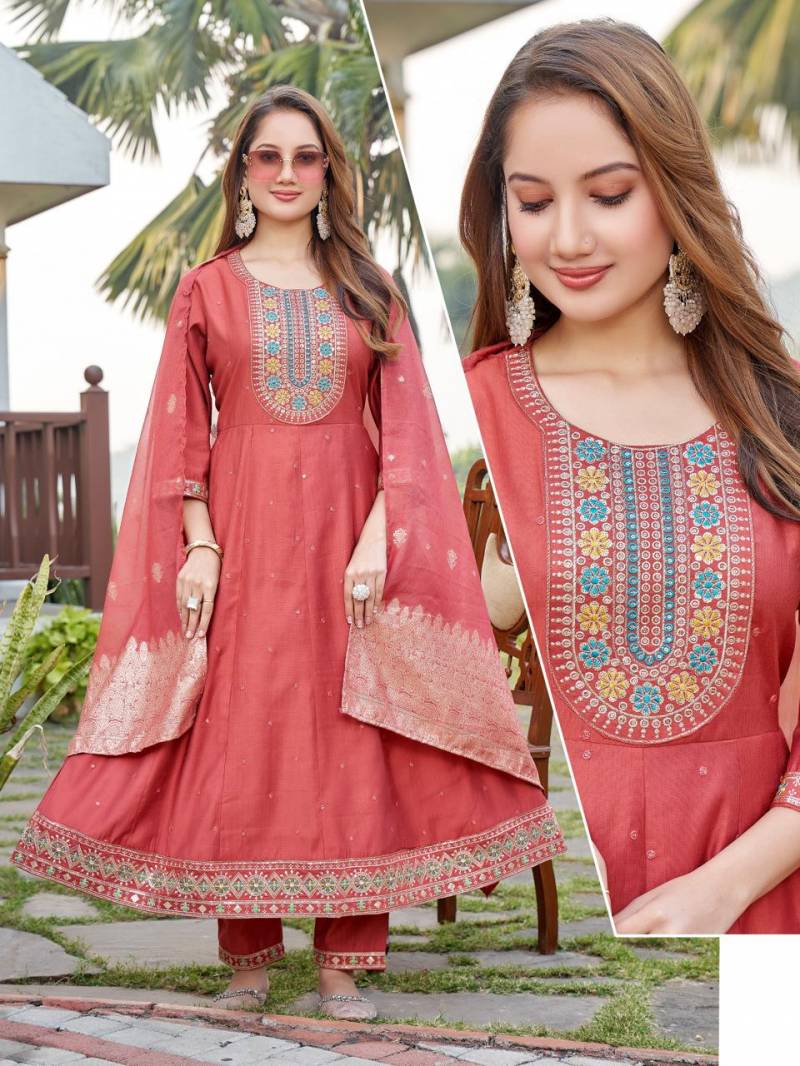 Naisha K 456 Vetican Beautiful Designer Kurti With Bottom Dupatta