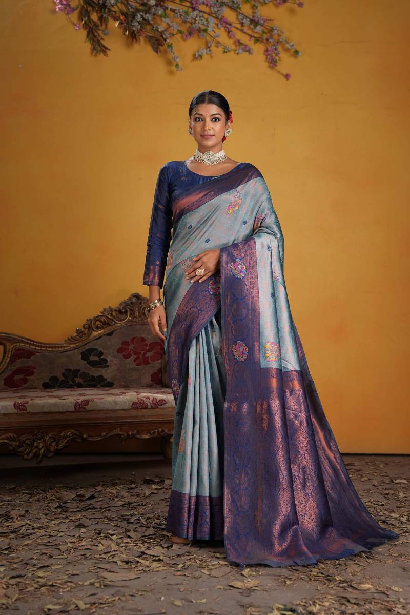 Psw Nikita Vol 7 Soft Silk Kanchipuram Art Fancy Saree Collection