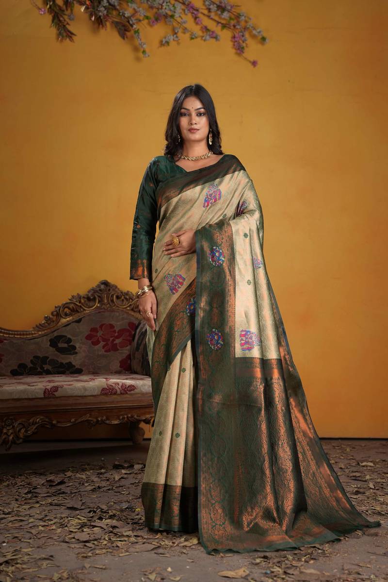 Psw Nikita Vol 7 Soft Silk Kanchipuram Art Fancy Saree Collection