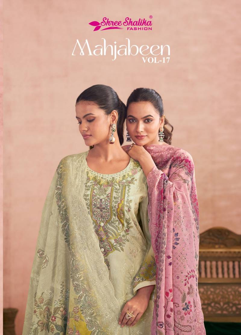 Shree Shalika Mahjabeen Vol 17 Cotton Digital Printed Dress Material