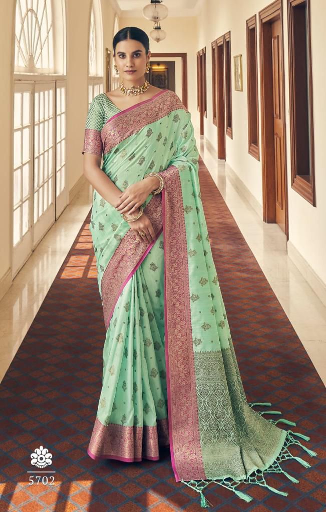 Lekha MN Festive Collection Soft Silk Gold Zari Weaving Saree
