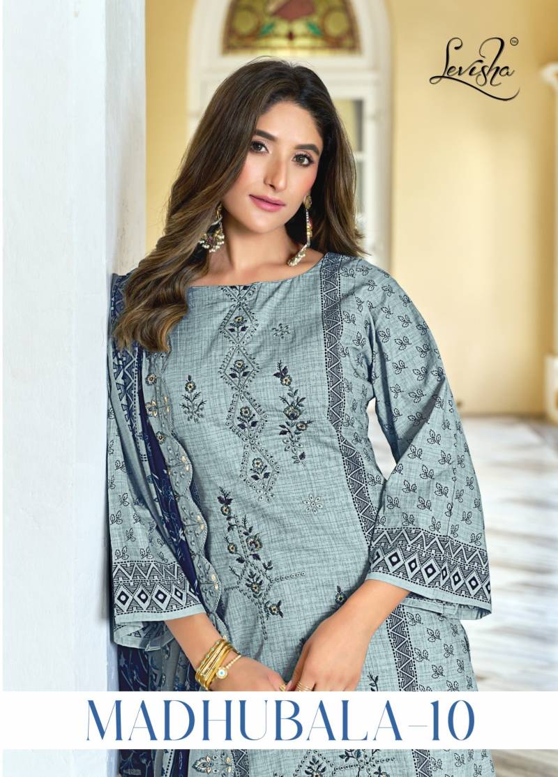 Levisha Madhubala Vol 10 Cambric Lawn Cotton Pakistani Dress Material
