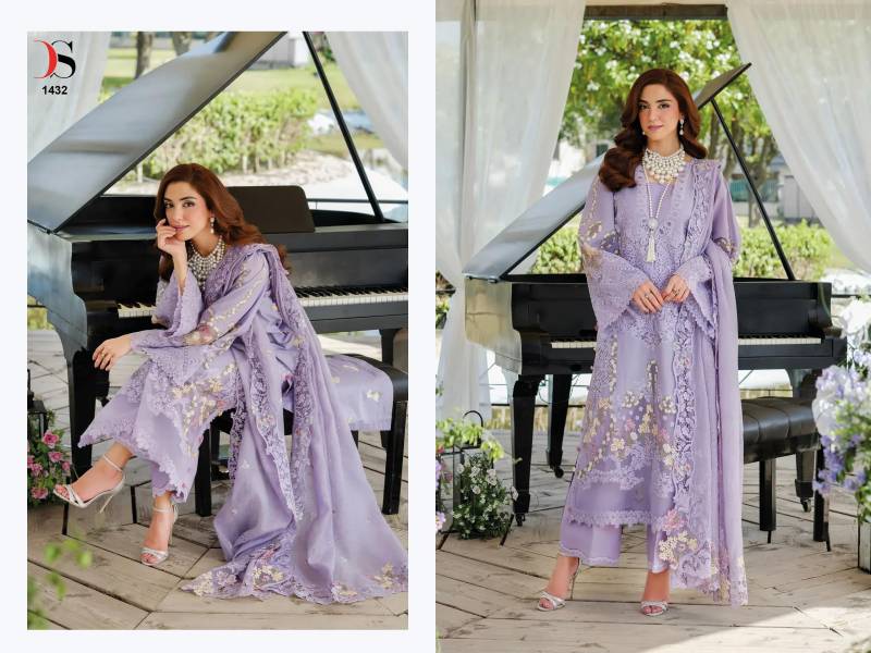 Deepsy Elaf 4 Cotton With Embroidery Work Pakistani Salwar Kameez