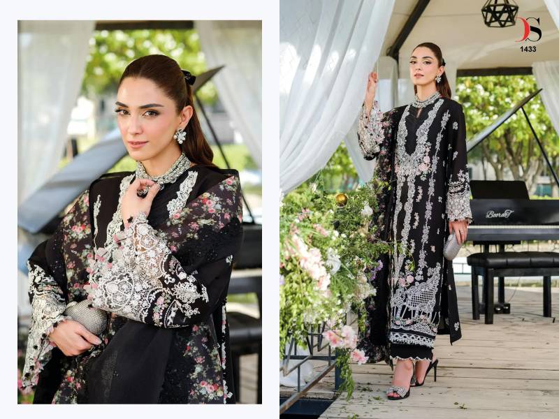 Deepsy Elaf 4 Cotton With Embroidery Work Pakistani Salwar Kameez